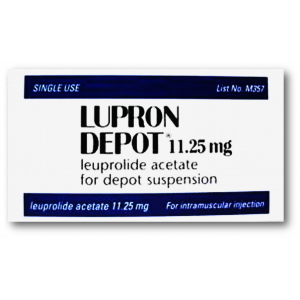 LUPRON DEPOT 11.25 MG / 2 ML ( LEUPROLIDE ACETATE ) SINGLE USE FOR IM INJECTION VIAL